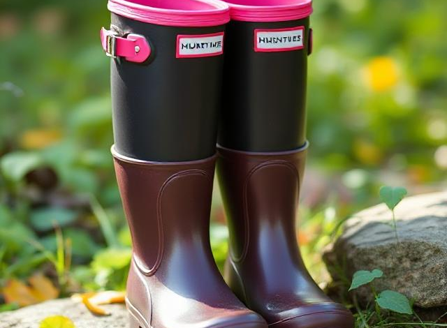 kids hunter wellies